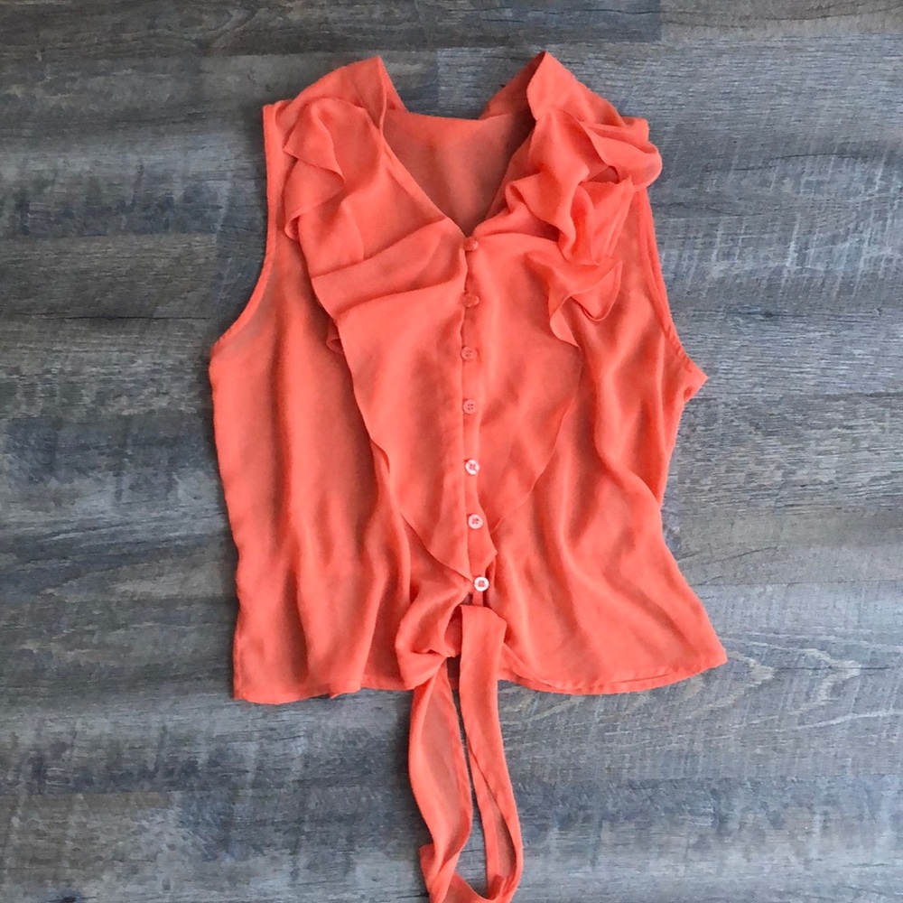 Coral tank top